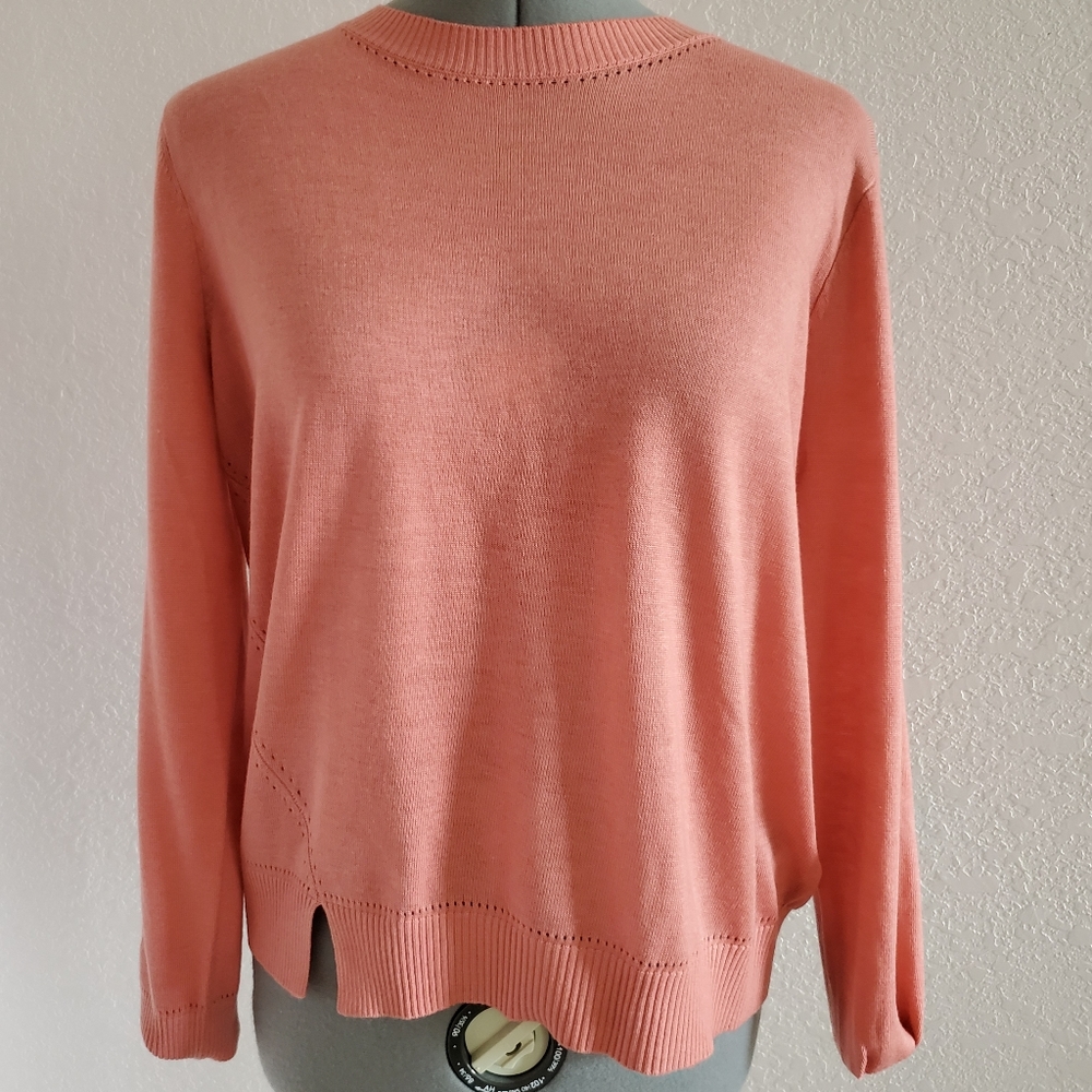 Coral Topshop sweater